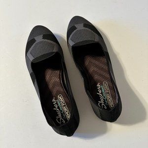 Skechers Women's Cleo-Sherlock Knit Loafer Skimmer Ballet Flat Size 7.5